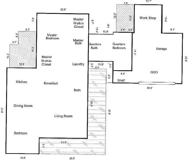 932 Williams St, Rockwall, TX 75087 - view of room layout