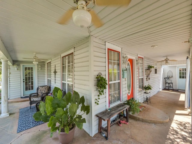 932 Williams St, Rockwall, TX 75087 - covered porch with ceiling fan
