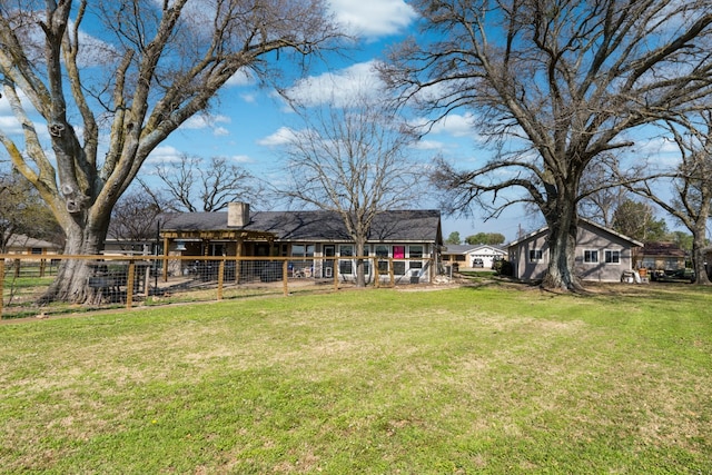 18341 Shore Dr, Kemp, TX 75143 - view of yard with fence