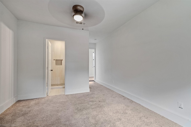 4630 Harvey Dr, Mesquite, TX 75150 - spare room with light colored carpet, ceiling fan, and baseboards