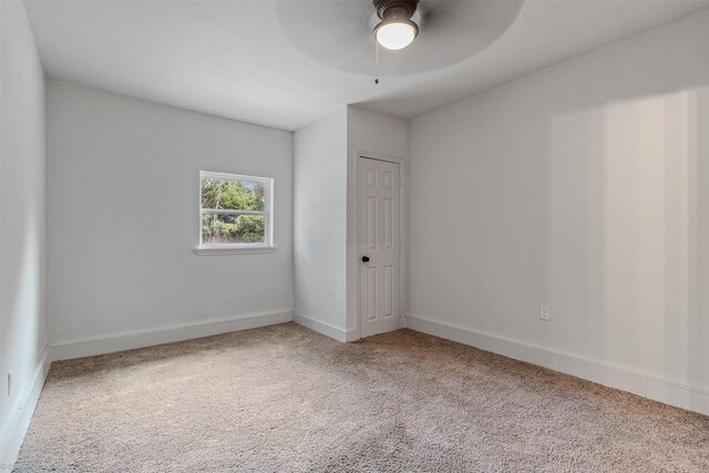 4630 Harvey Dr, Mesquite, TX 75150 - carpeted empty room featuring ceiling fan and baseboards