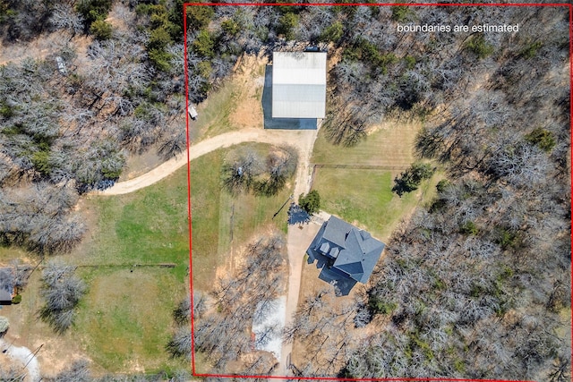 640 County Road 203, Collinsville, TX 76233 - drone / aerial view