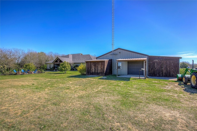 950 Rs County Road 1520, Point, TX 75472 - rear view of house featuring a yard and a garage