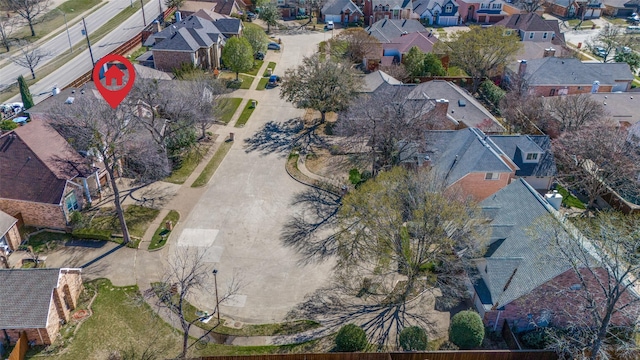 900 Crest Ridge Ct, Irving, TX 75061 - aerial view of property and surrounding area with nearby suburban area