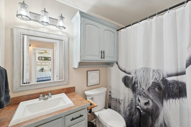 389 Meadow Hill Rd, Fort Worth, TX 76108 - bathroom featuring toilet and vanity