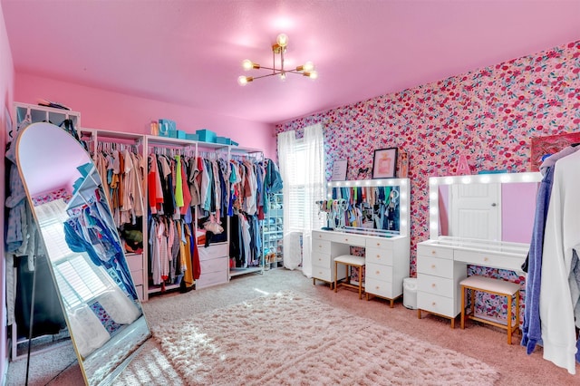 1380 Levi Ln, Forney, TX 75126 - spacious closet with a notable chandelier