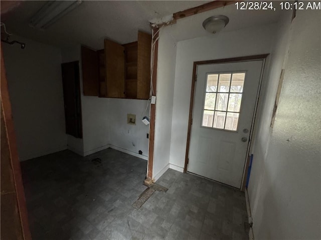 laundry area featuring tile patterned floors, washer hookup, and laundry area