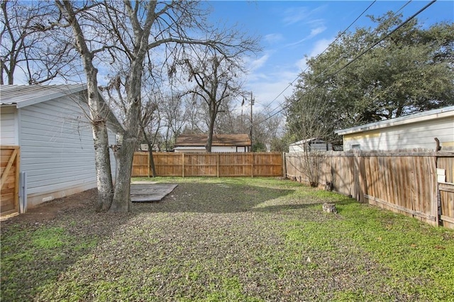 3801 Cumberland Ave, Waco, TX 76707 - view of yard with a fenced backyard