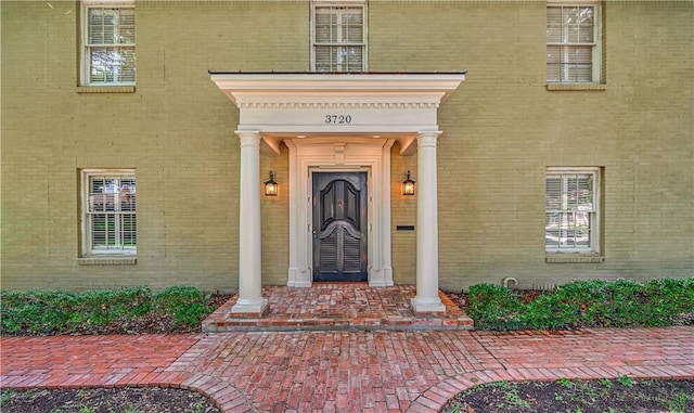 3720 Herwol Ave, Waco, TX 76710 - property entrance with brick siding