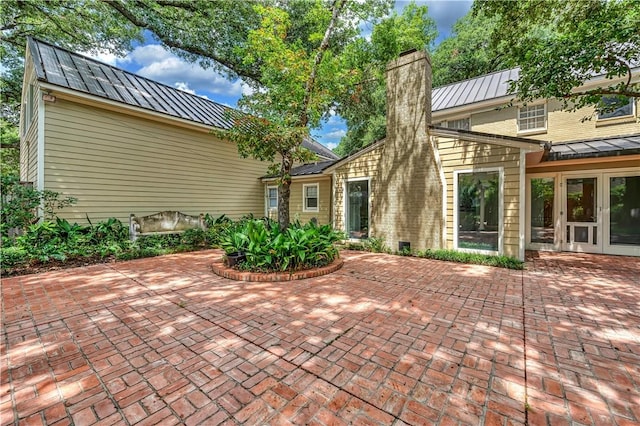 3720 Herwol Ave, Waco, TX 76710 - view of patio / terrace featuring french doors