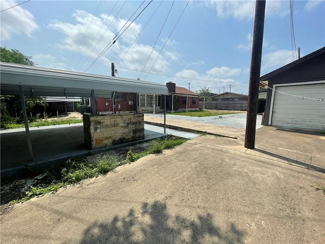 view of road