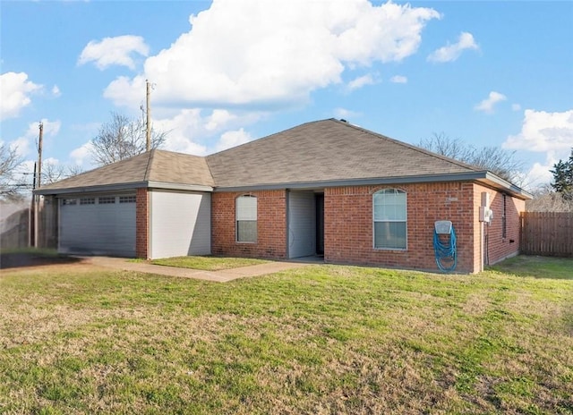 101 Hassie Ln, Waco, TX 76705 - single story home with a garage, brick siding, and a shingled roof