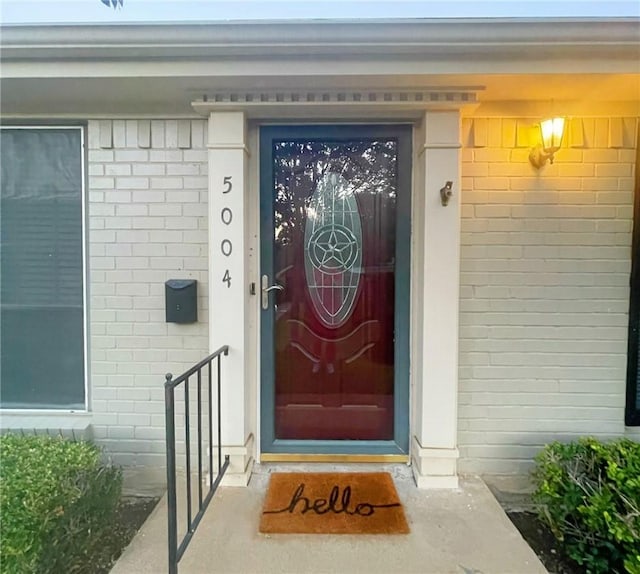 5004 Lakeshore Dr, Waco, TX 76710 - view of exterior entry with brick siding