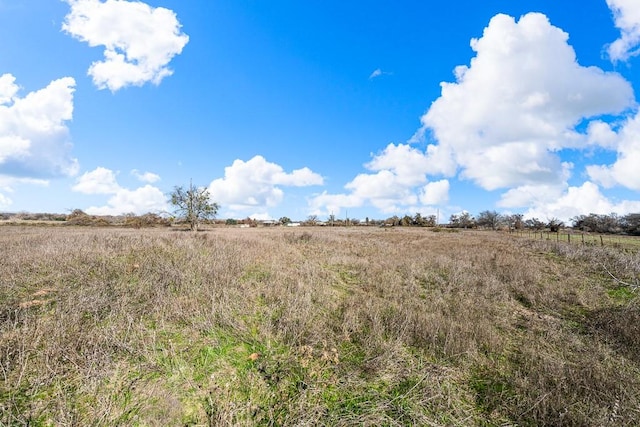 view of landscape featuring a rural view