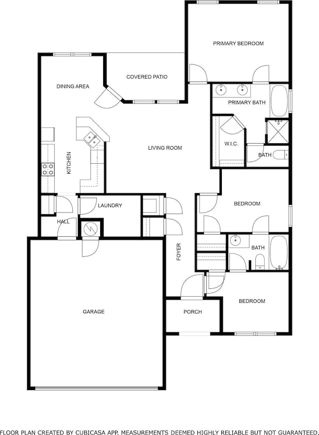 187 Ashland Dr, Woodway, TX 76712 - floor plan