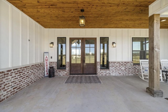 1215 Ropers Alley Rd, Belton, TX 76513 - property entrance featuring brick siding and french doors