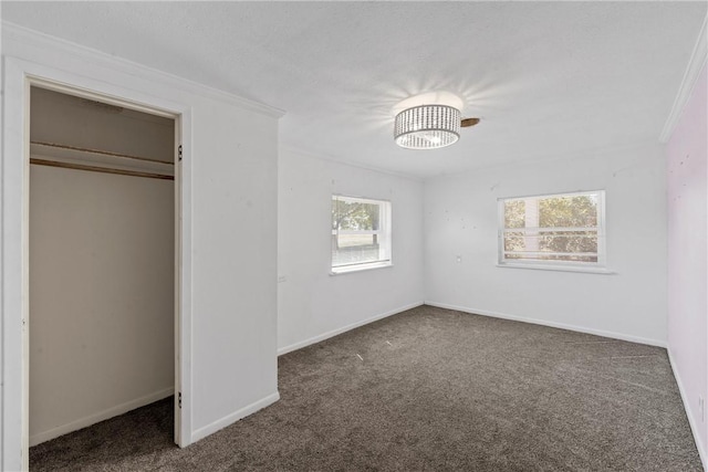 3166 Tokio Rd, West, TX 76691 - unfurnished bedroom with baseboards, carpet, and ornamental molding