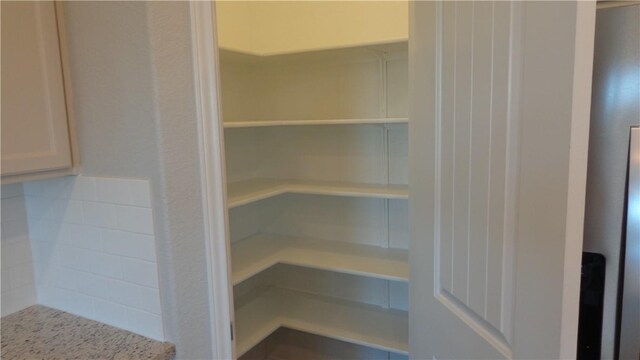 view of pantry