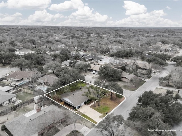 4209 Chestnut Rd, Temple, TX 76502 - aerial view featuring a residential view