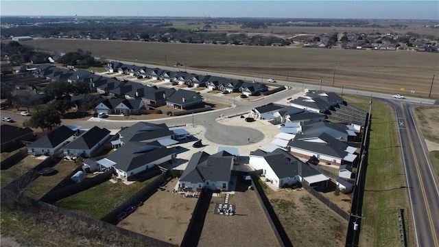 bird's eye view featuring a residential view
