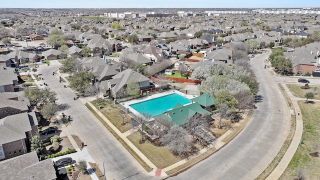 8664 Glenburne Dr, Fort Worth, TX 76131 - birds eye view of property featuring a residential view