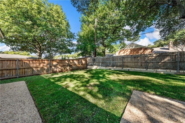 2901 Woodland Dr, Waco, TX 76710 - view of yard with a fenced backyard
