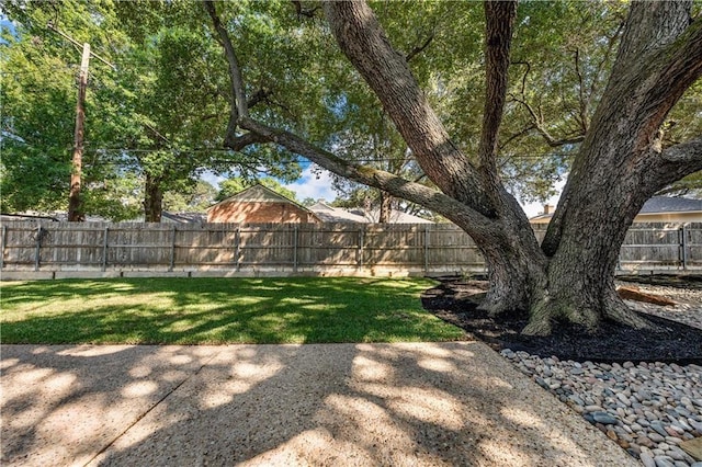 2901 Woodland Dr, Waco, TX 76710 - view of yard featuring a patio and a fenced backyard