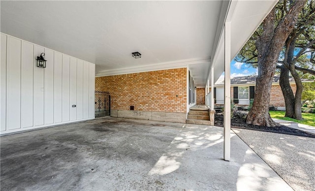 2901 Woodland Dr, Waco, TX 76710 - view of patio / terrace with a carport