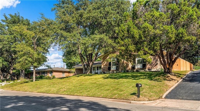 2901 Woodland Dr, Waco, TX 76710 - obstructed view of property with a front yard