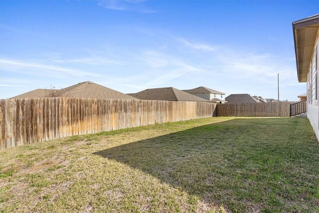 2820 Keathley Dr, Lorena, TX 76655 - view of yard featuring a fenced backyard