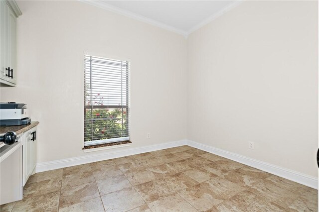 3243 N Lone Star Pkwy, Mcgregor, TX 76657 - interior space featuring crown molding and baseboards