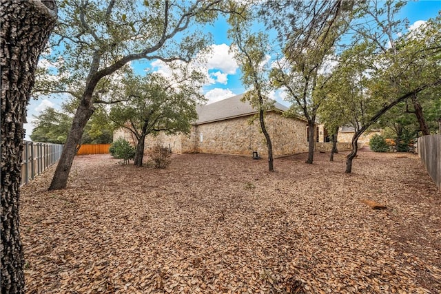 8460 Spicewood Springs Rd, China Spring, TX 76633 - view of yard with a fenced backyard