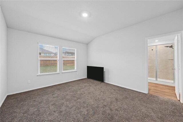 960 Chambray Dr, Troy, TX 76579 - carpeted empty room featuring baseboards and vaulted ceiling