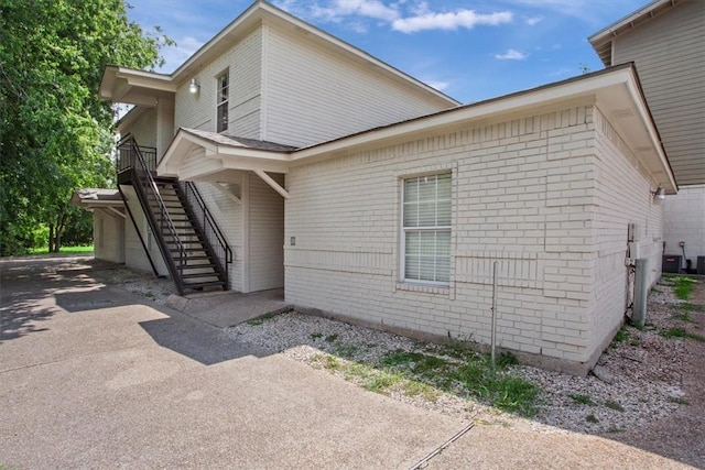 629 S 5th St, Waco, TX 76706 - exterior space with brick siding and stairway