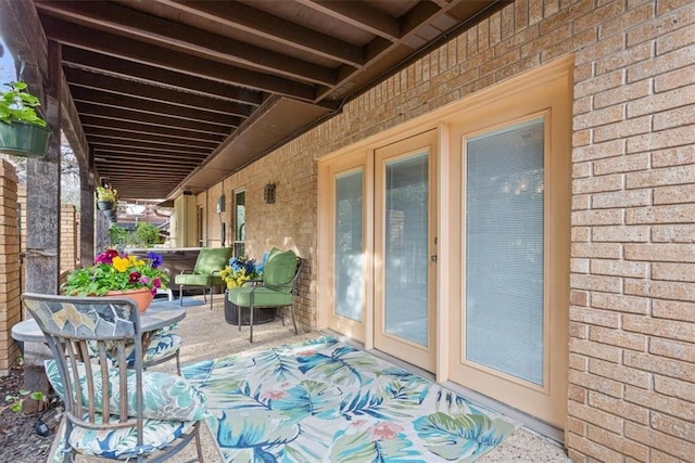 view of patio
