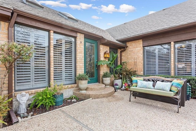 view of patio / terrace with an outdoor living space