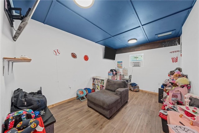511 N Abbott St, Hillsboro, TX 76645 - playroom with light wood-type flooring and baseboards