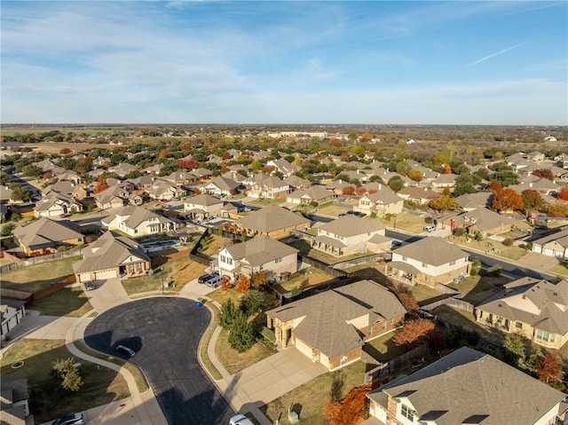 aerial view featuring a residential view
