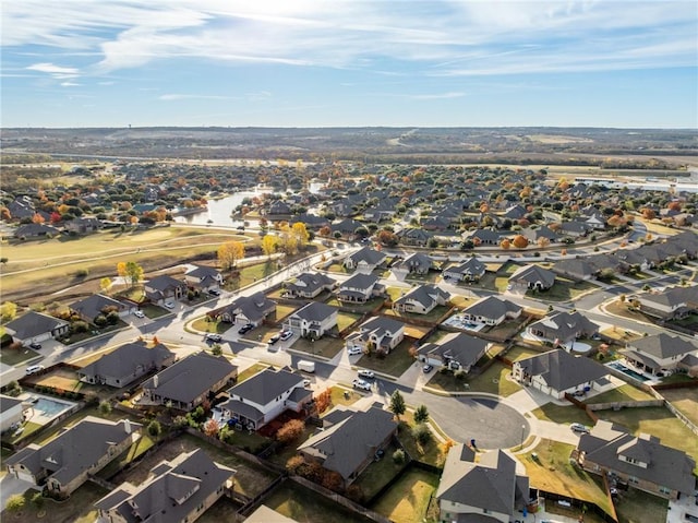 birds eye view of property featuring a residential view