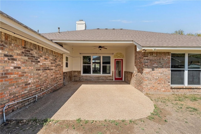301 Whispering Meadows Dr, Hewitt, TX 76643 - view of patio / terrace featuring a ceiling fan