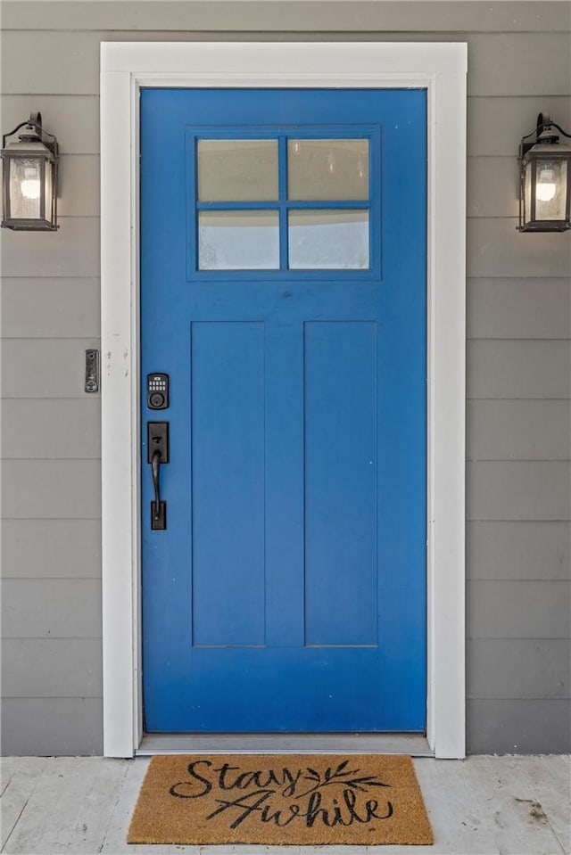 view of property entrance