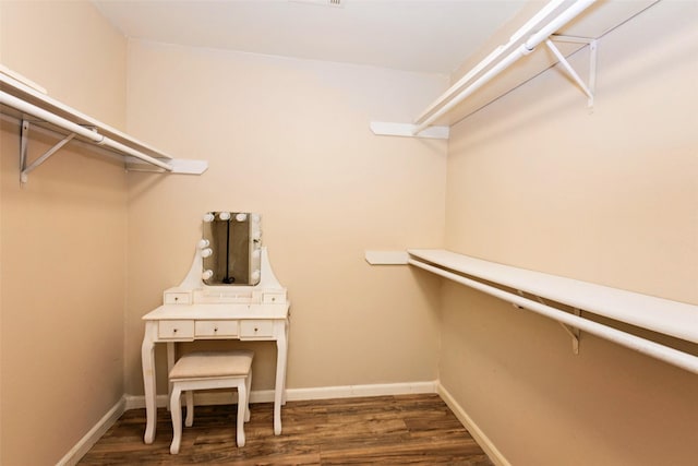 4020 River Oaks Cir, Temple, TX 76504 - walk in closet with wood finished floors