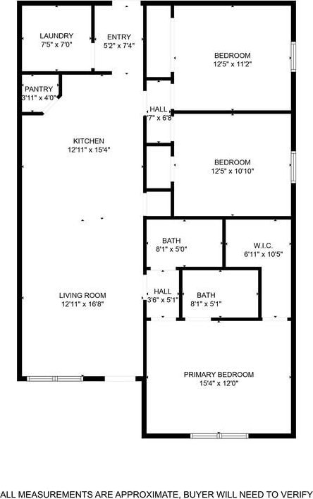 503 3rd St, Valley Mills, TX 76689 - floor plan
