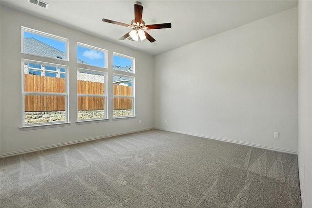 1436 Odette Dr, Arlington, TX 76013 - spare room with carpet floors and a ceiling fan