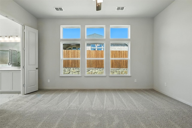 1436 Odette Dr, Arlington, TX 76013 - empty room with carpet flooring and a ceiling fan