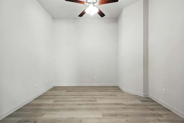 1436 Odette Dr, Arlington, TX 76013 - unfurnished room featuring a ceiling fan and light wood finished floors
