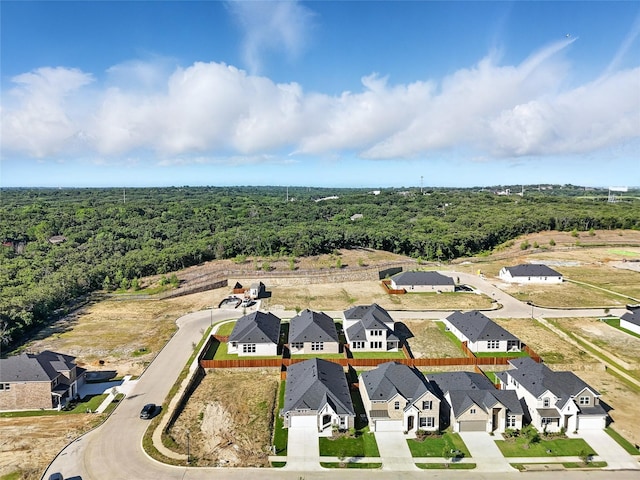 1436 Odette Dr, Arlington, TX 76013 - aerial perspective of suburban area featuring a forest