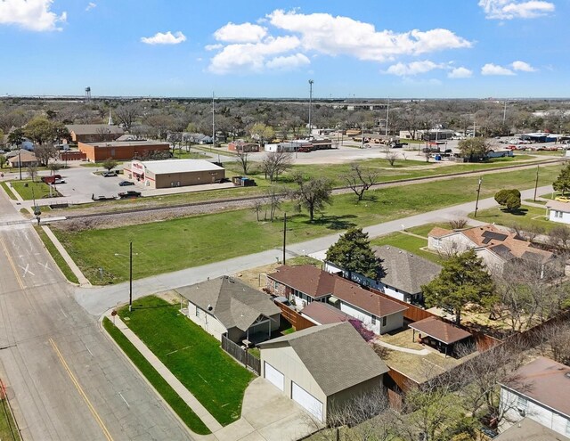 drone / aerial view featuring a residential view