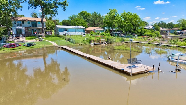 6837 Briar Rd, Azle, TX 76020 - dock area with a water view