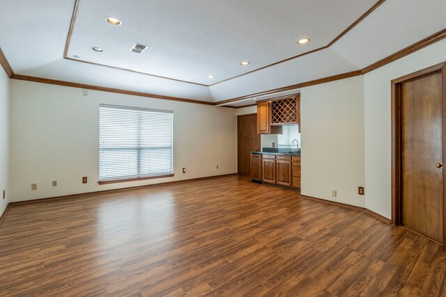 2881 Selma Ln, Farmers Branch, TX 75234 - full bath with vanity, a wainscoted wall, tiled shower, wood walls, and tile patterned floors
